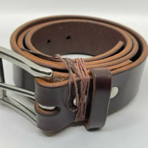 Richard Mason, Dark Brown Leather English Bridle Belt