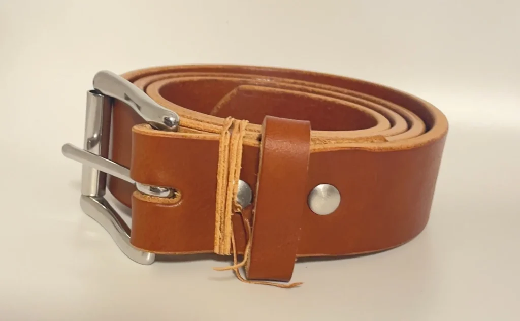 Richard Mason, Medium Brown Leather English Bridle Belt