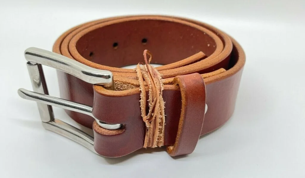 Richard Mason, British Brown Leather English Bridle Belt