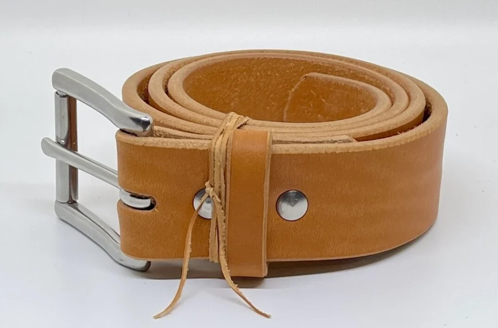 Richard Mason, London Tan Leather English Bridle Belt